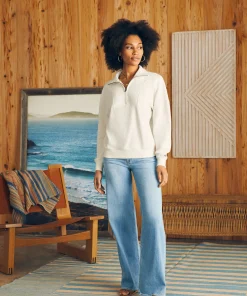 Clearance Beach Fleece Quarter Zip - Women Hoodies & Sweatshirts