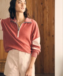 Online Beach Fleece Quarter Zip - Women Hoodies & Sweatshirts