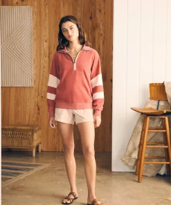 Online Beach Fleece Quarter Zip - Women Hoodies & Sweatshirts