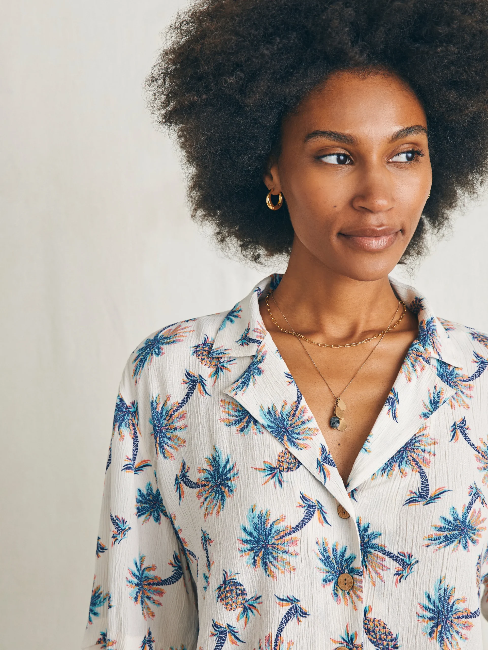 Online Cabana Camp Shirt - Women Shirts & Tops