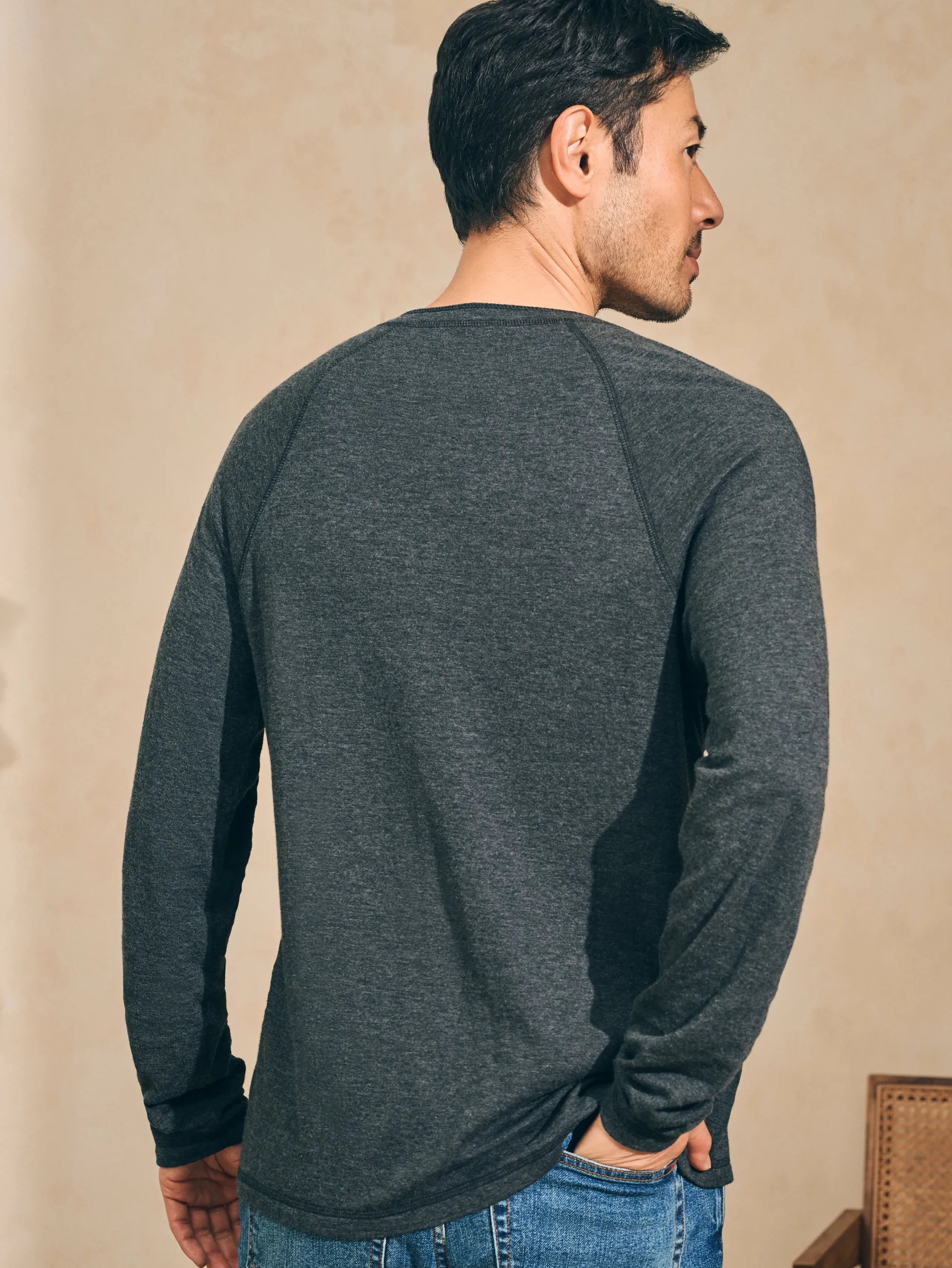Sale Cloud Cotton Long-Sleeve Henley (Tall) - T-Shirts & Henleys