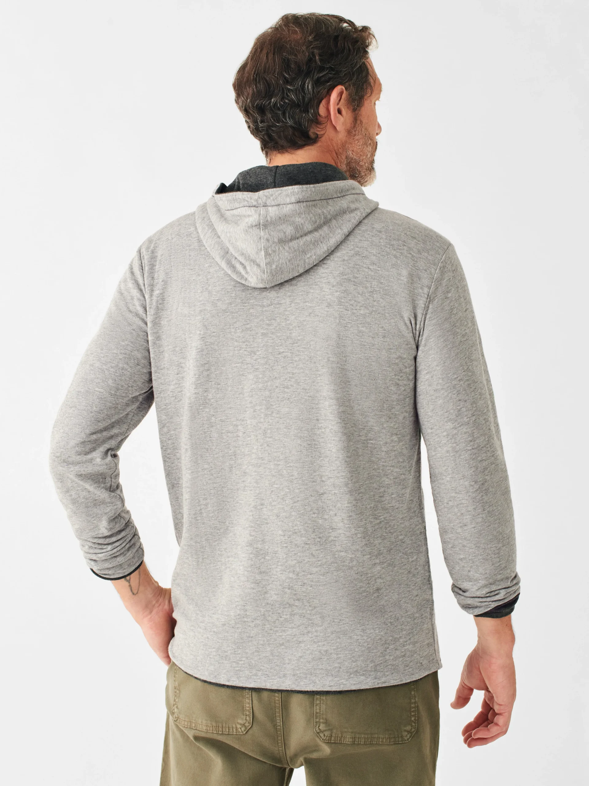 Online Cloud Cotton Reversible Hoodie - Hoodies & Sweatshirts
