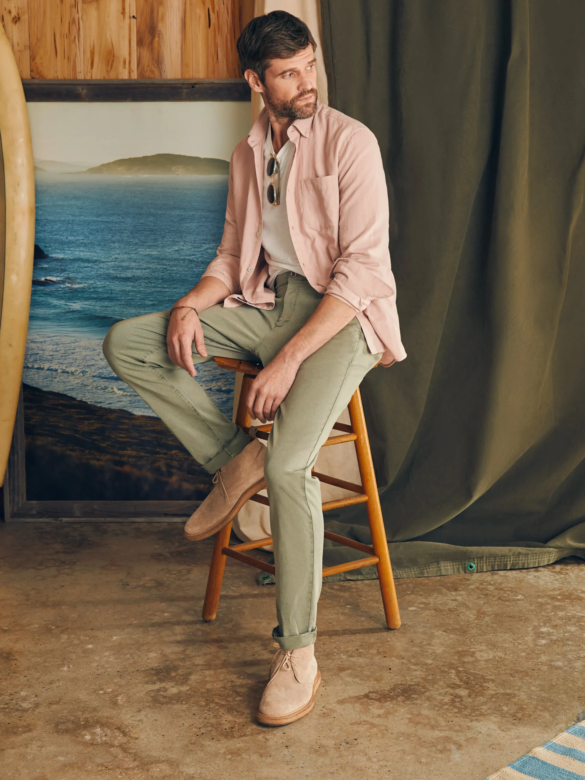 Sale Coastline Stretch Chino (32" Inseam) - Pants