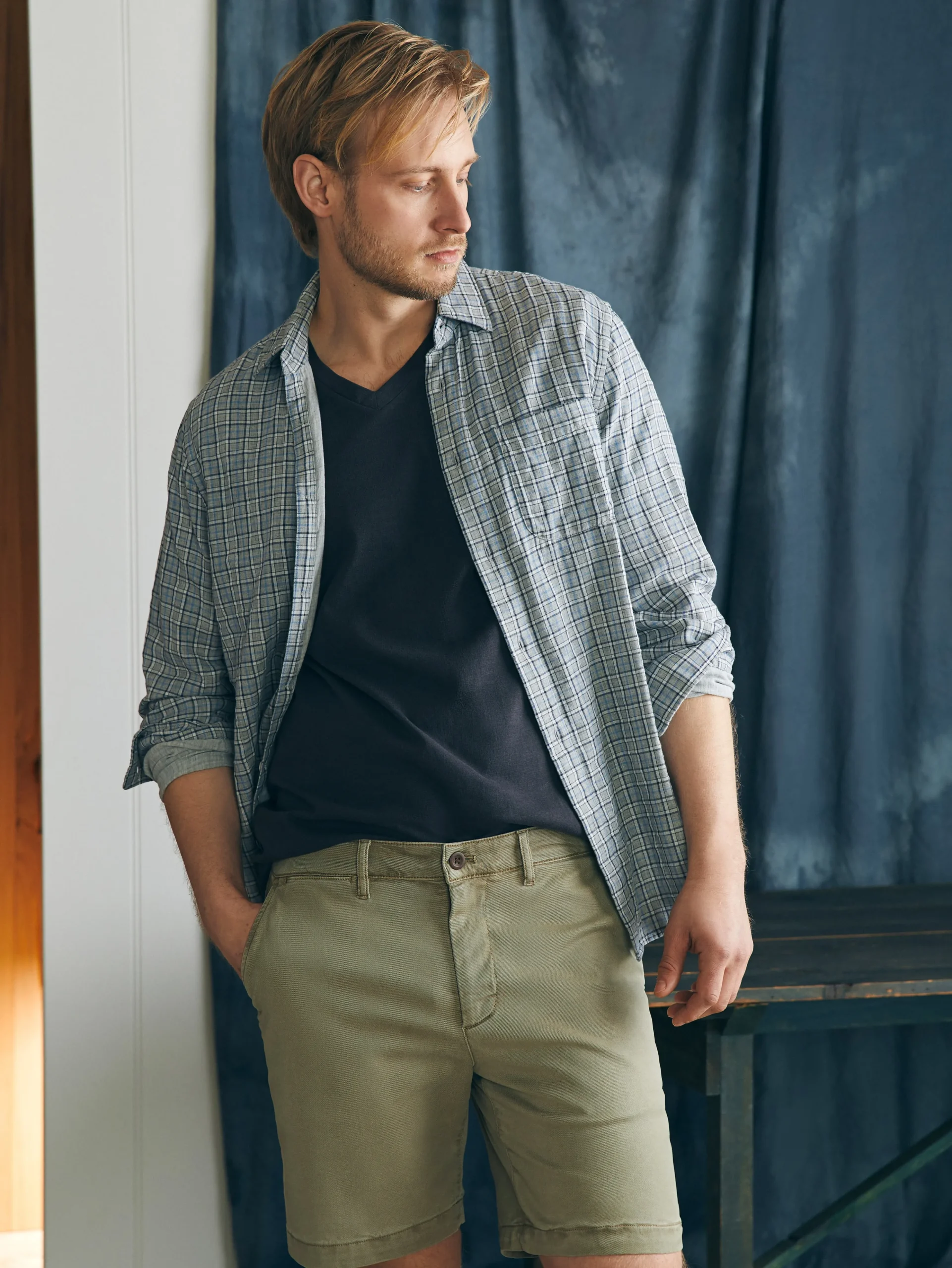 Sale Coastline Stretch Chino Short (8" Inseam) - Shorts