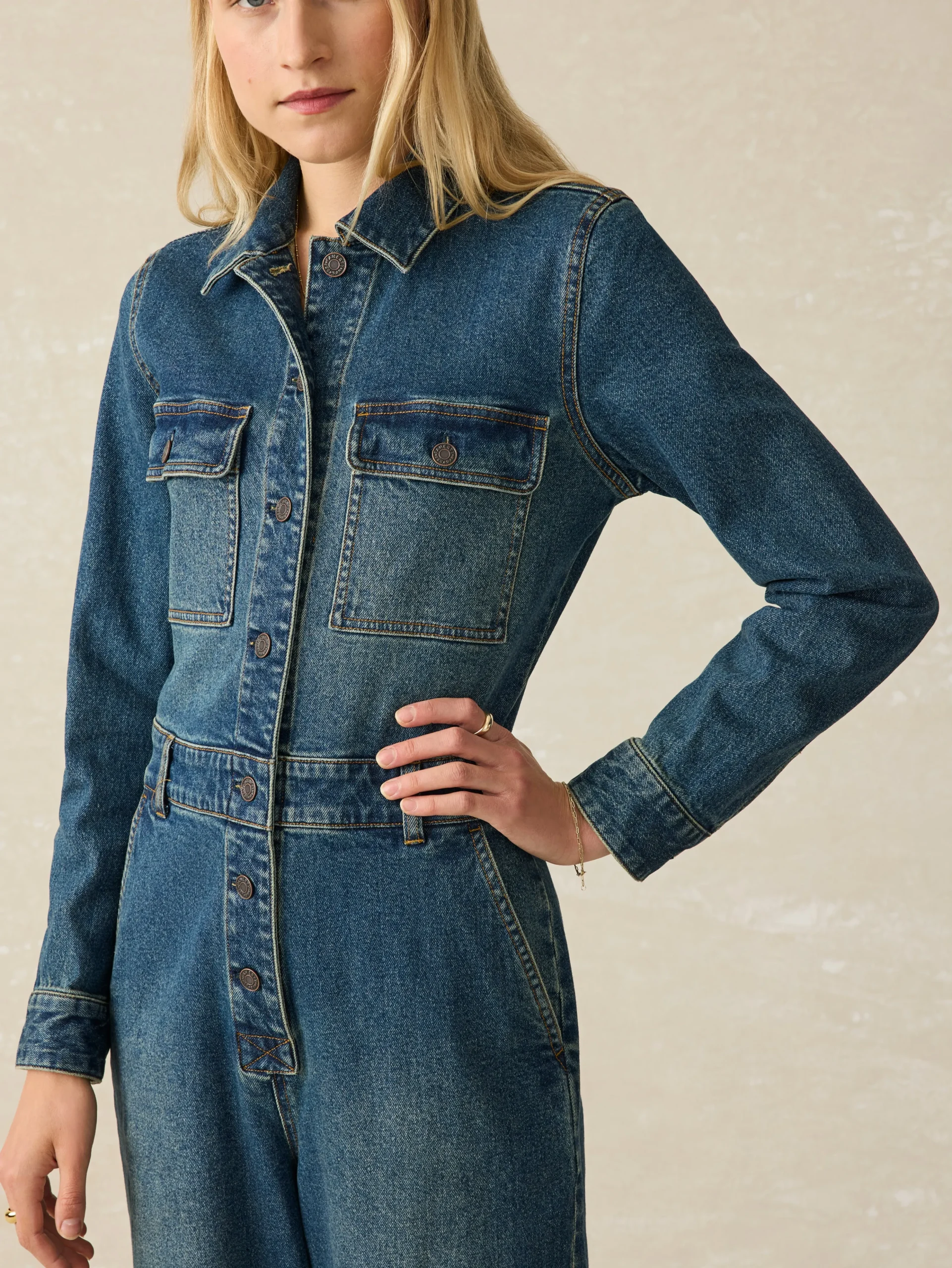 Online Denim Michelle Jumpsuit - Women Dresses