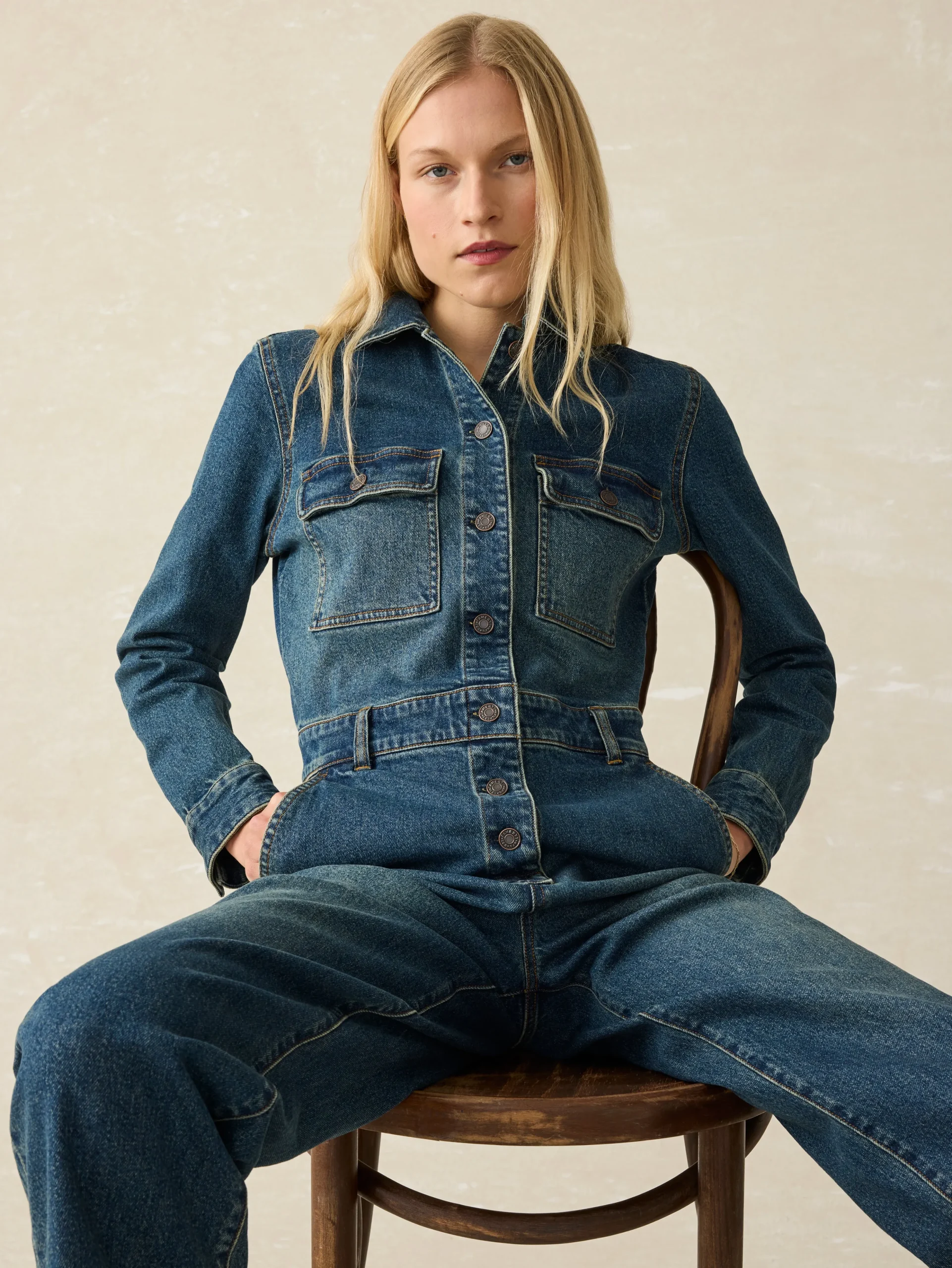 Online Denim Michelle Jumpsuit - Women Dresses