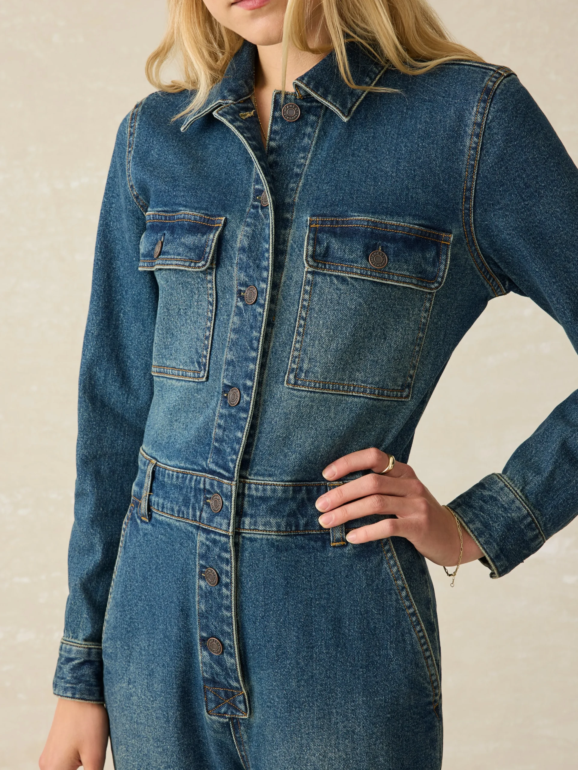 Online Denim Michelle Jumpsuit - Women Dresses