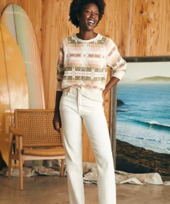 Best Doug Good Feather Cotton Slub Pullover - Women Sweaters