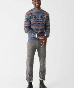 Clearance Doug Good Feather Fair Isle Sweater - Sweaters