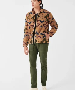 New Doug Good Feather High Pile Fleece Full Zip - Jackets & Vests