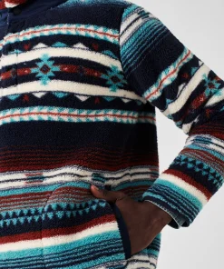 New Doug Good Feather High Pile Fleece Popover - Jackets & Vests