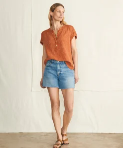 Outlet Dream Cotton Gauze Desmond Top - Women Shirts & Tops