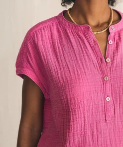 Sale Dream Cotton Gauze Desmond Top - Women Shirts & Tops