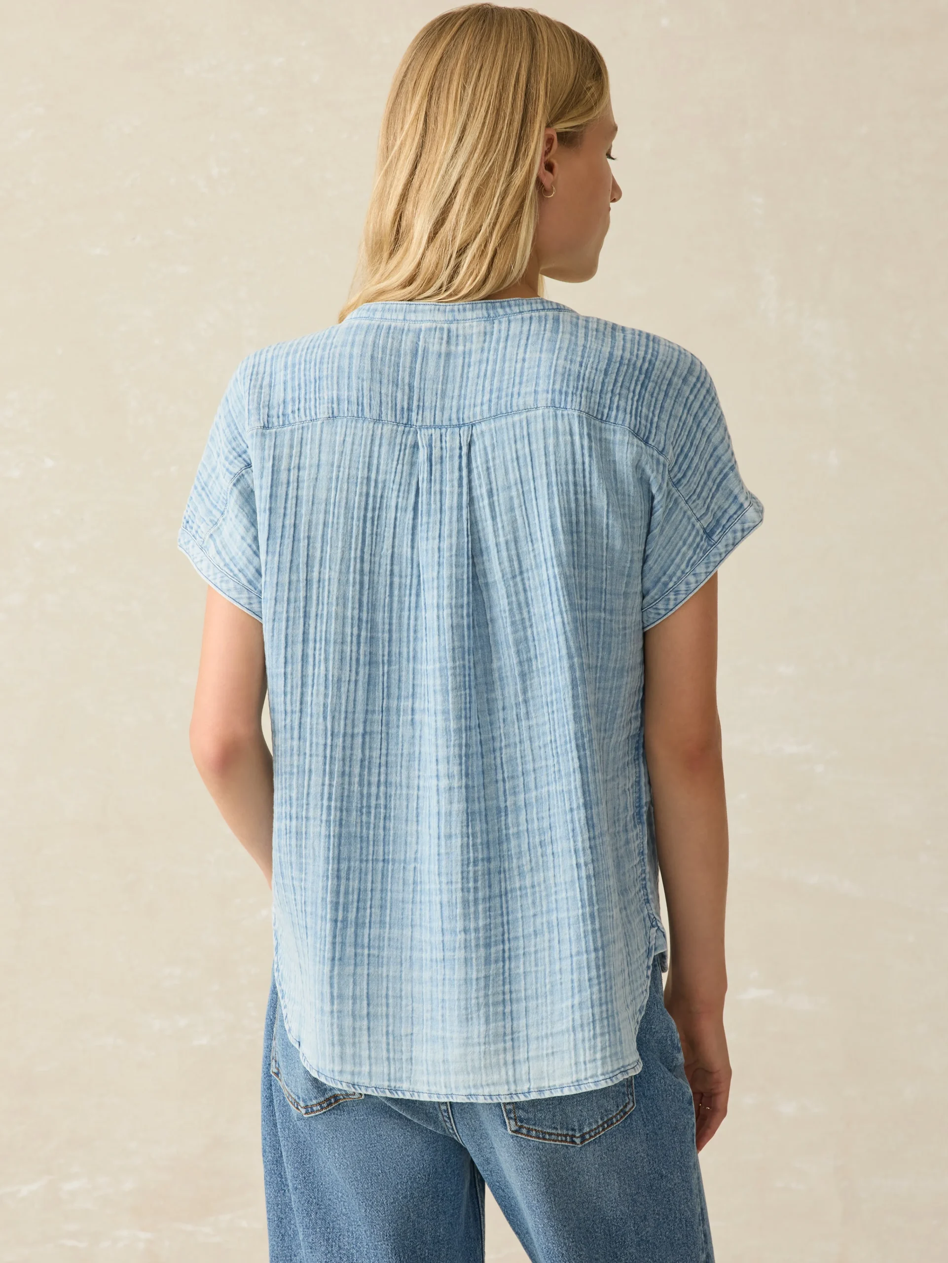 Outlet Dream Cotton Gauze Desmond Top - Women Shirts & Tops
