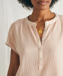 Sale Dream Cotton Gauze Desmond Top - Women Shirts & Tops