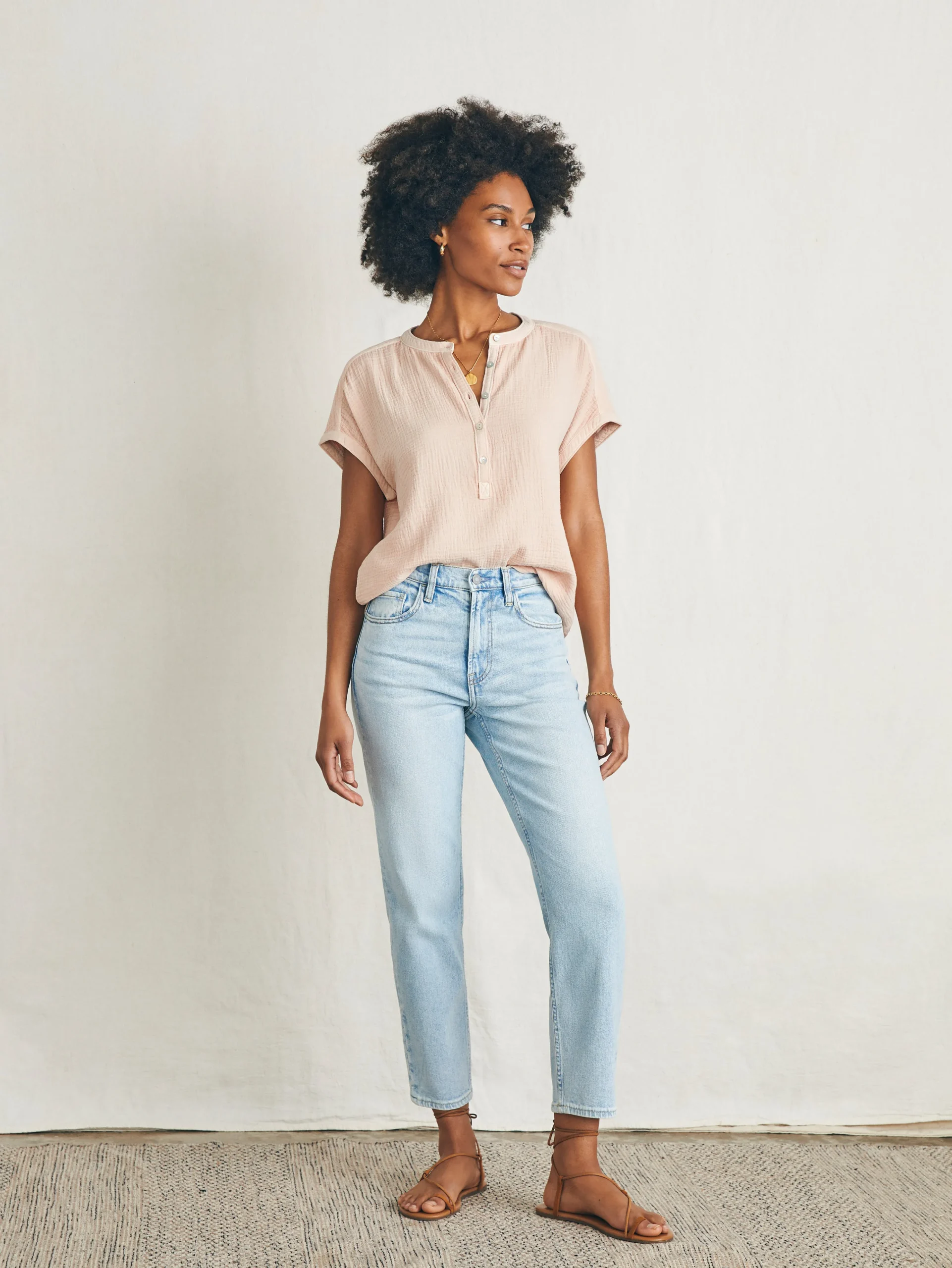Sale Dream Cotton Gauze Desmond Top - Women Shirts & Tops
