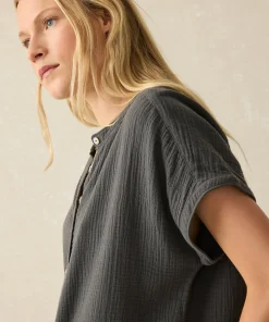 Sale Dream Cotton Gauze Desmond Top - Women Shirts & Tops