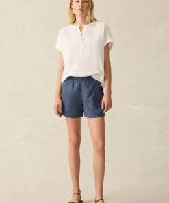 New Dream Cotton Gauze Desmond Top - Women Shirts & Tops