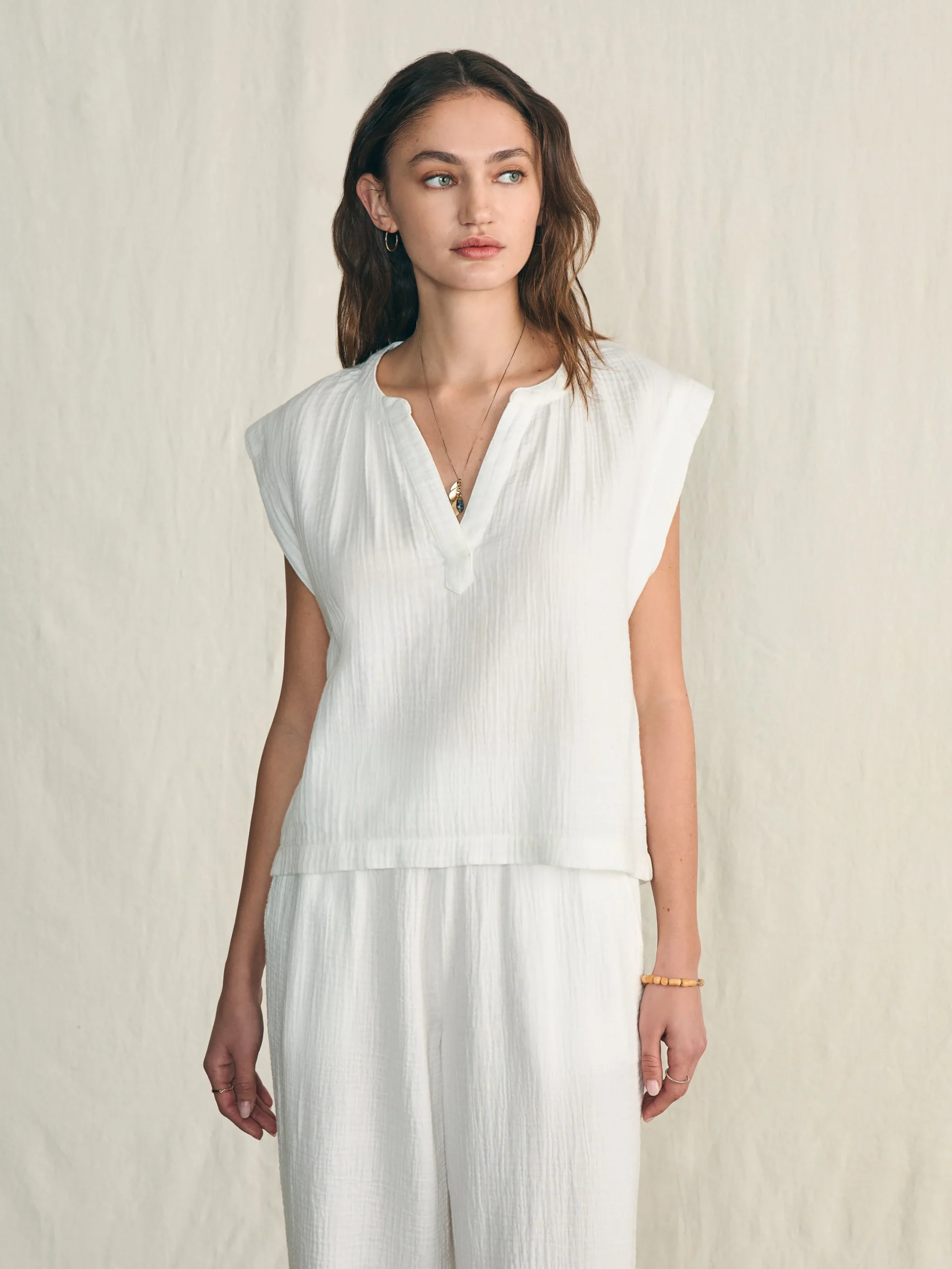 Online Dream Cotton Gauze Dylan Top - Women Shirts & Tops