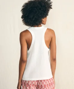 Fashion Dream Cotton Gauze Scoop Neck Tank - Women Shirts & Tops