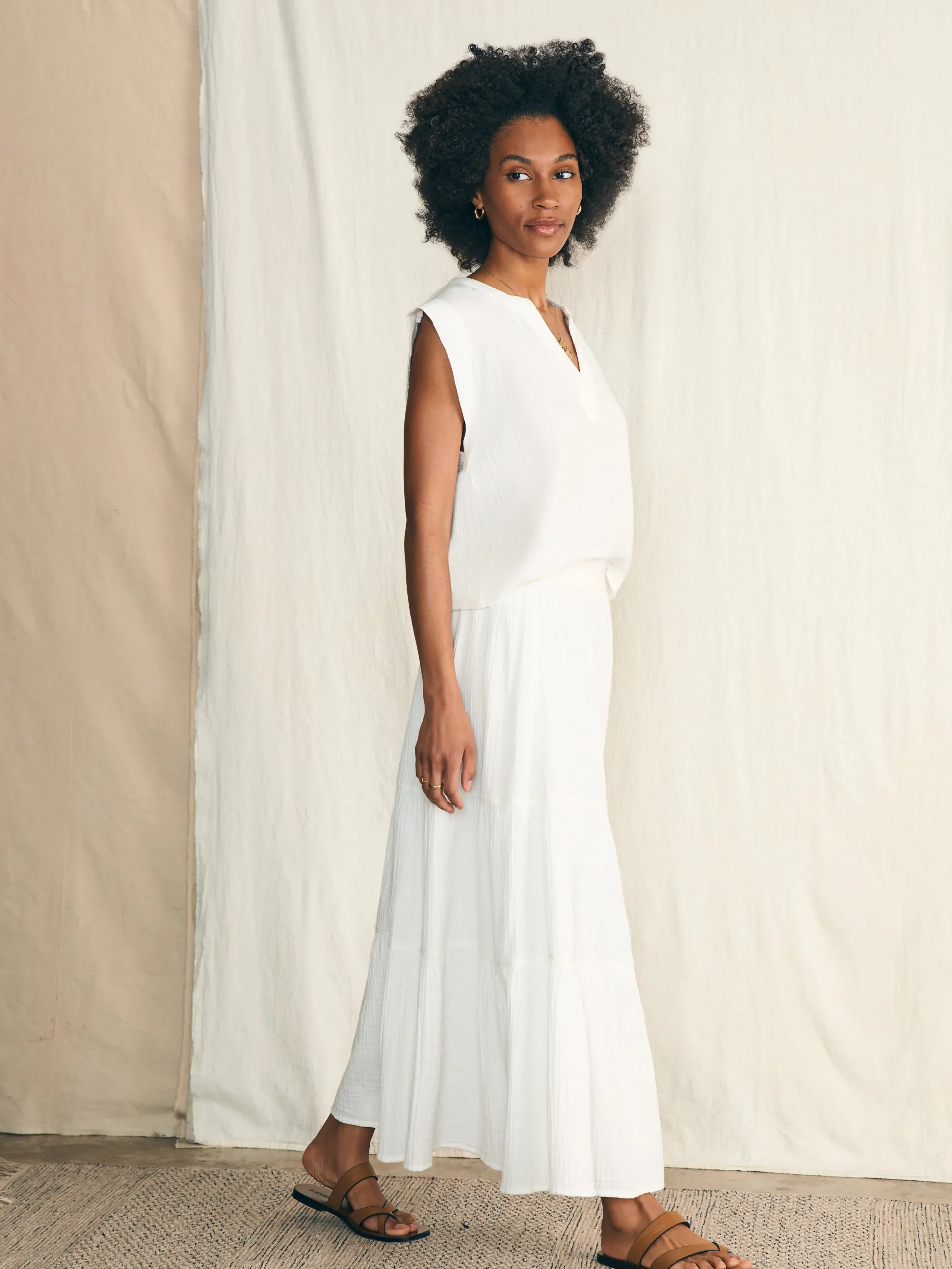 New Dream Cotton Gauze Valentina Skirt - Women Shorts & Skirts