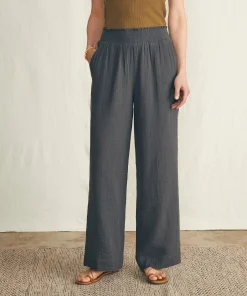 New Dream Cotton Gauze Wide Leg Pant - Women Pants|Swim