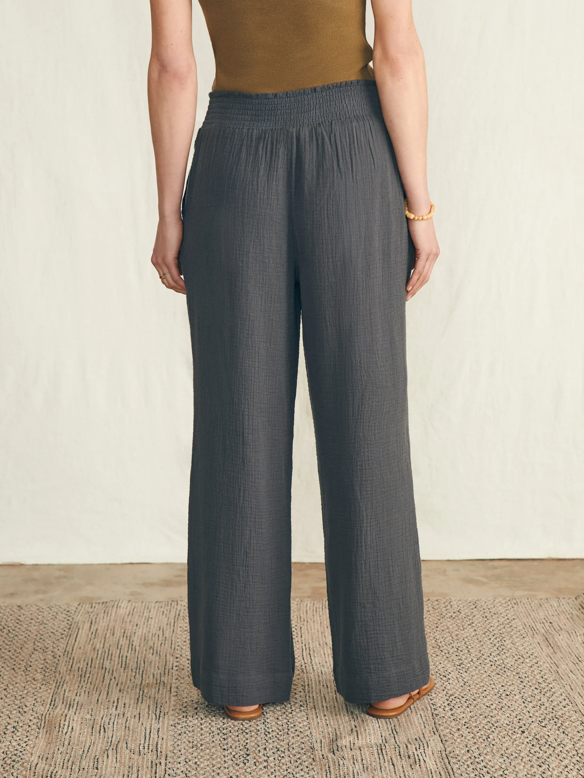 New Dream Cotton Gauze Wide Leg Pant - Women Pants|Swim