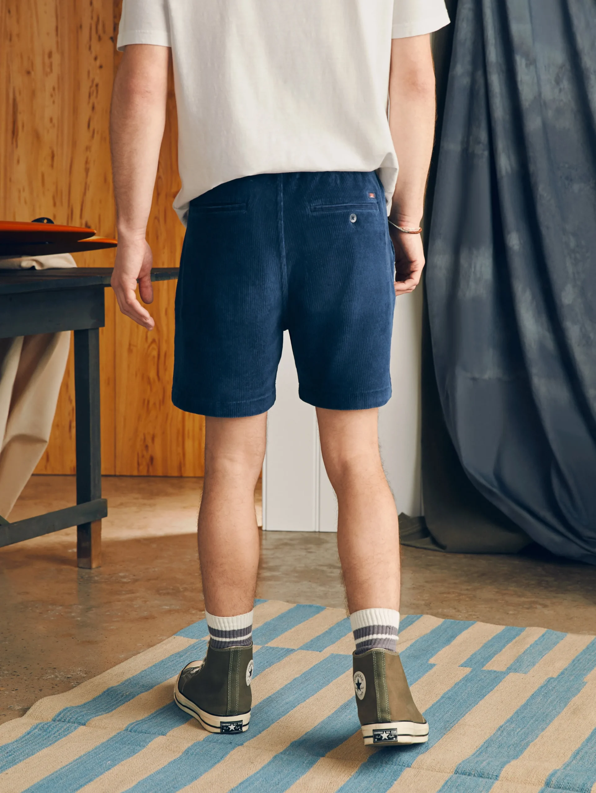 Fashion Essential Italian Knit Cord Short (6" Inseam) - Shorts