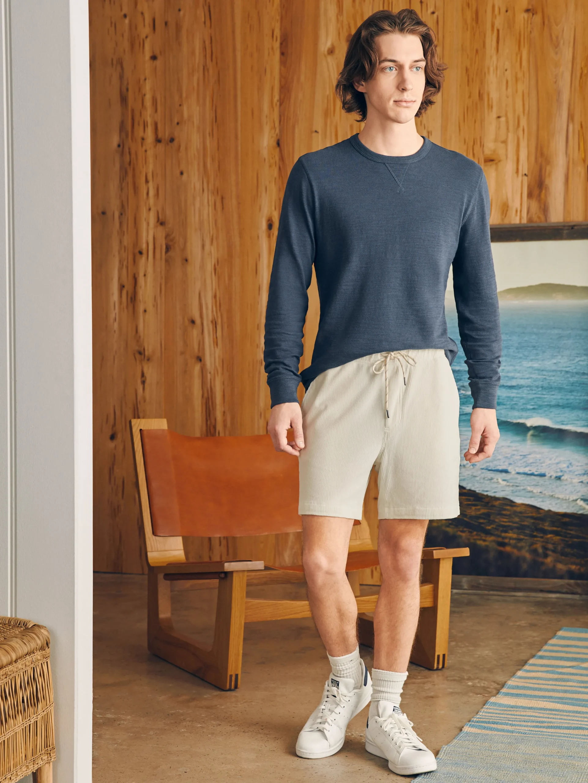 Discount Essential Italian Knit Cord Short (6" Inseam) - Shorts