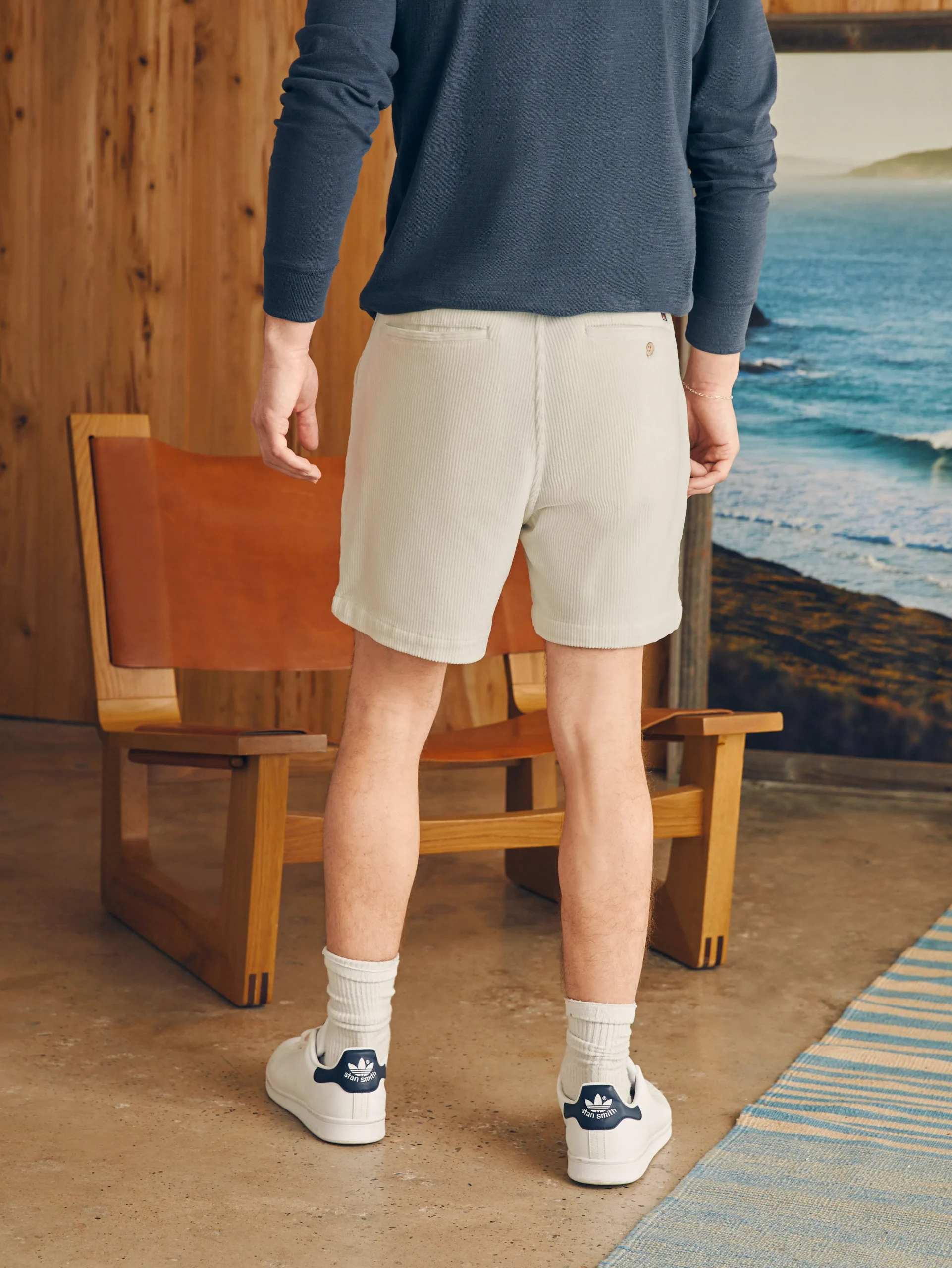 Discount Essential Italian Knit Cord Short (6" Inseam) - Shorts