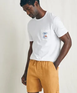 Discount Essential Linen Short (6.5" Inseam) - Shorts