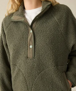 Clearance Fireside Fleece Popover - Women Blazers & Outerwear