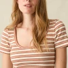 Online Freestyle Rib Knit Tee - Women T-Shirts