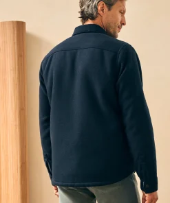 Hot High Pile Fleece Lined Wool CPO - Jackets & Vests