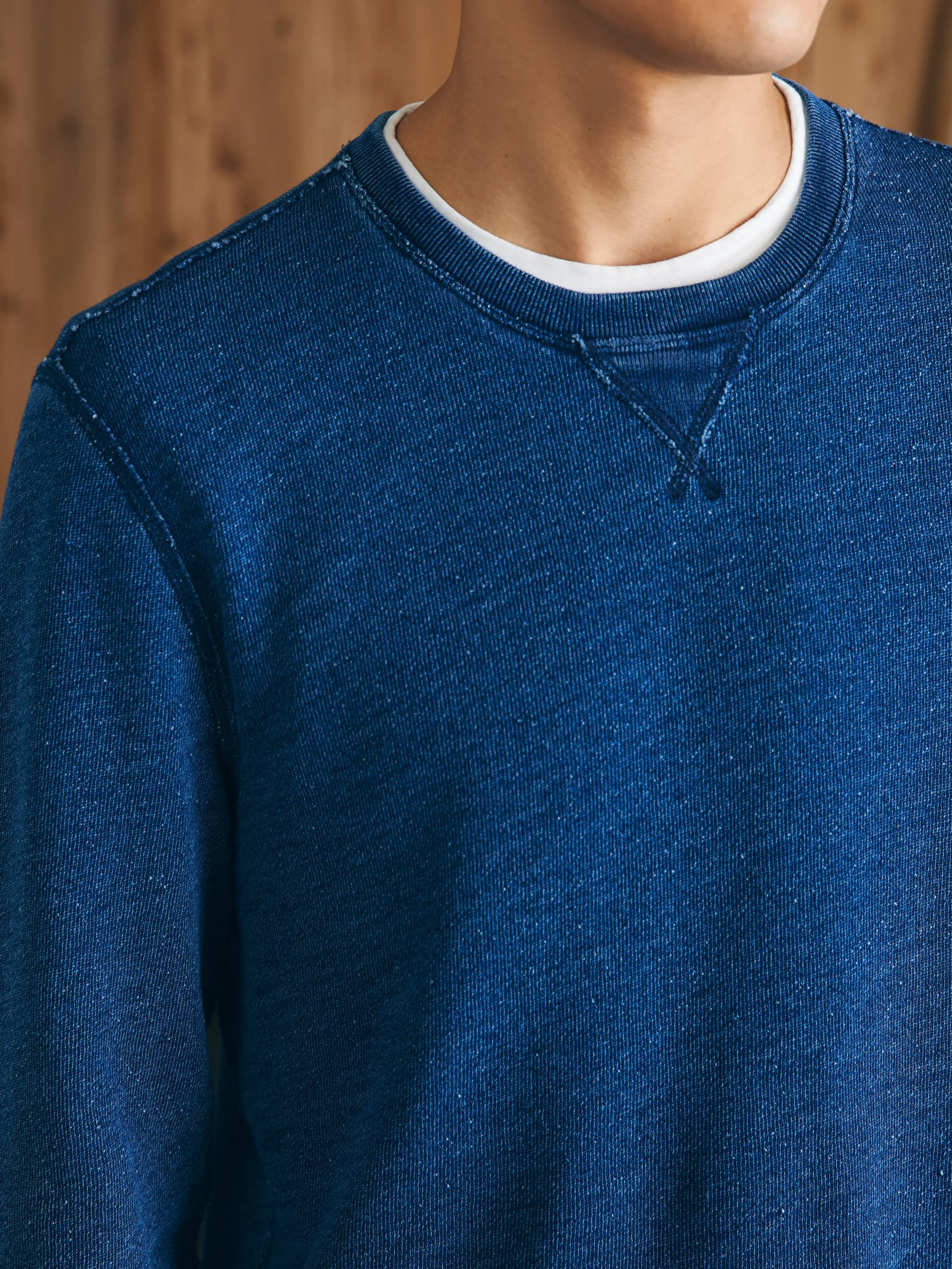 Outlet Indigo Crewneck - Hoodies & Sweatshirts