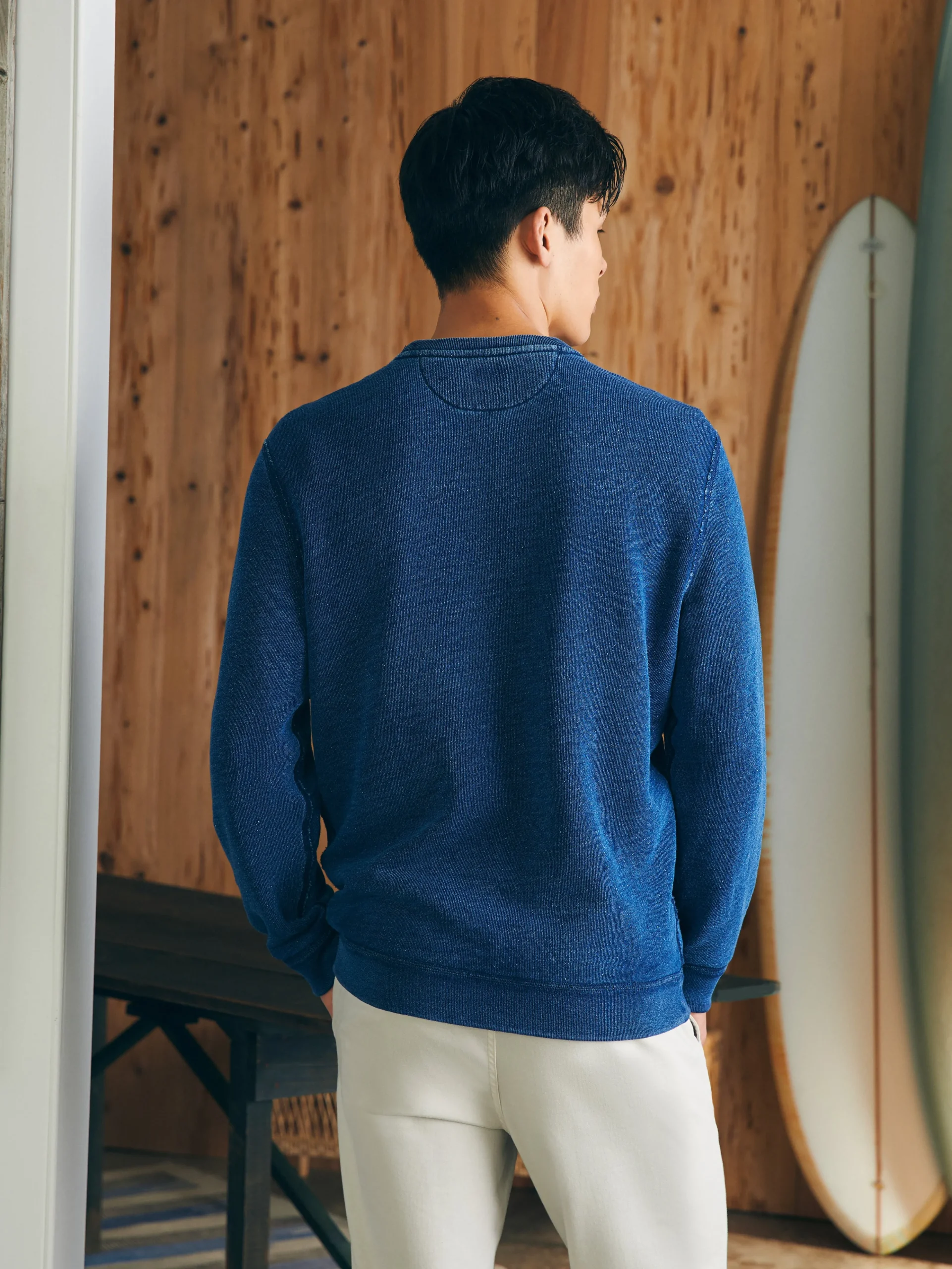 Outlet Indigo Crewneck - Hoodies & Sweatshirts