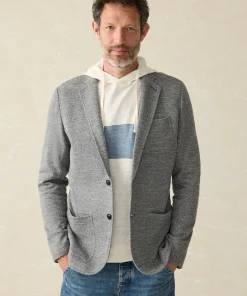 Fashion Inlet Knit Blazer - Blazers