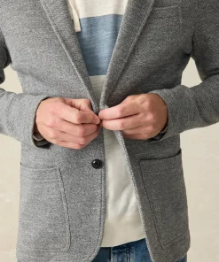 Fashion Inlet Knit Blazer - Blazers