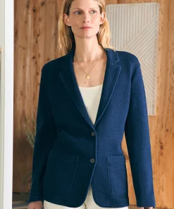 Clearance Inlet Knit Blazer - Women Blazers & Outerwear