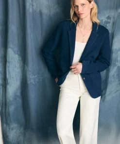 Clearance Inlet Knit Blazer - Women Blazers & Outerwear