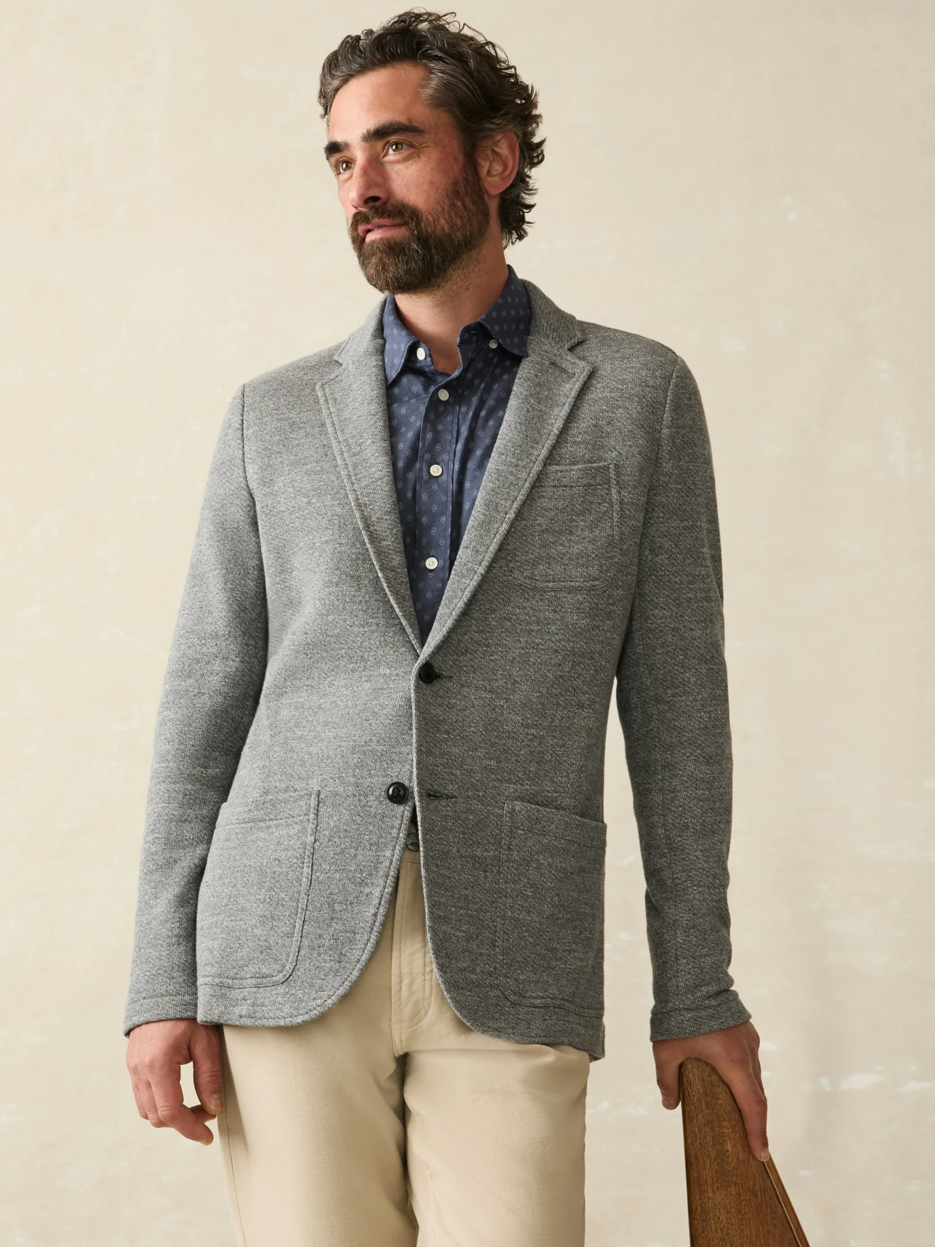 Outlet Inlet Knit Blazer - Blazers