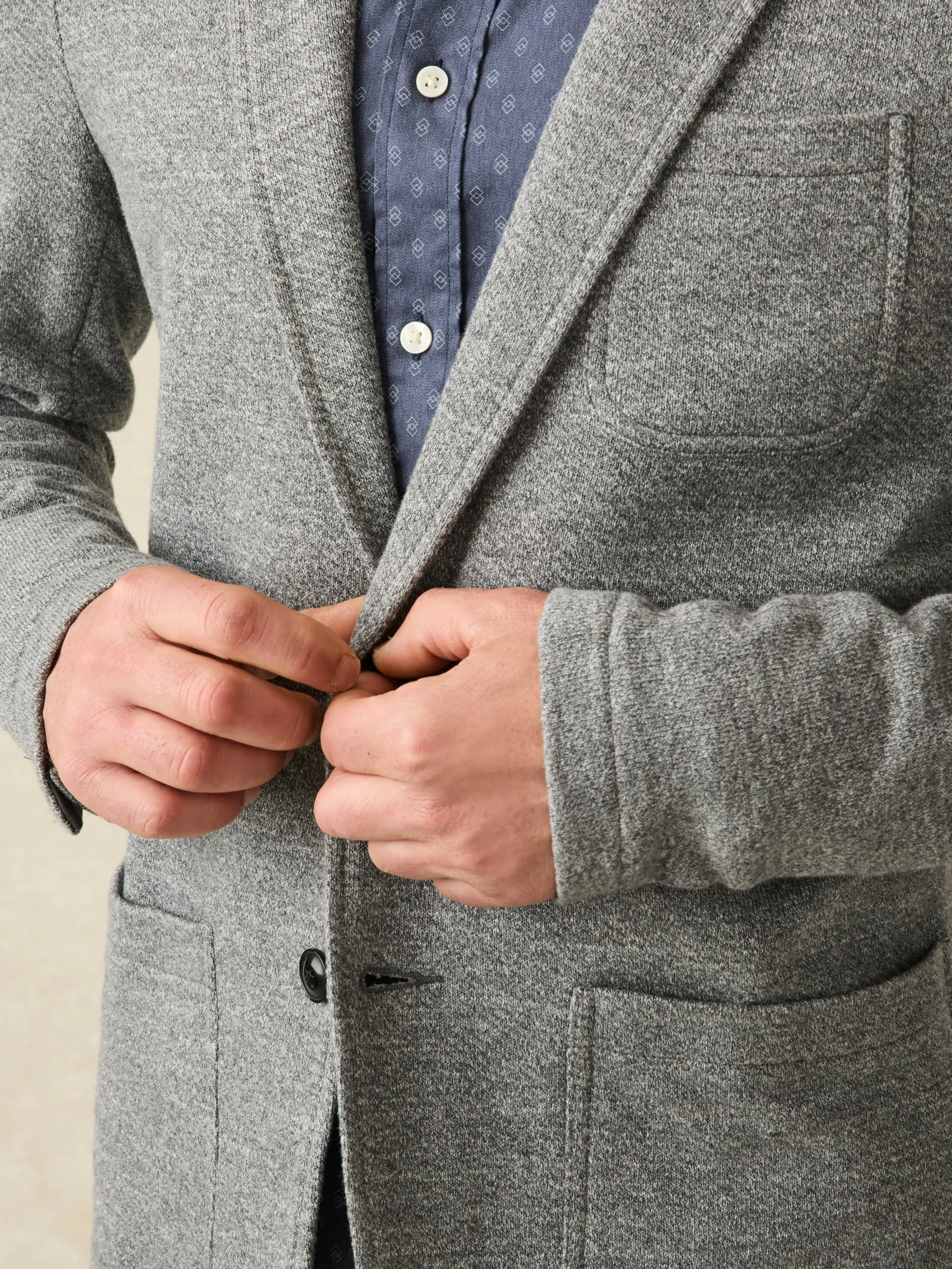 Outlet Inlet Knit Blazer - Blazers