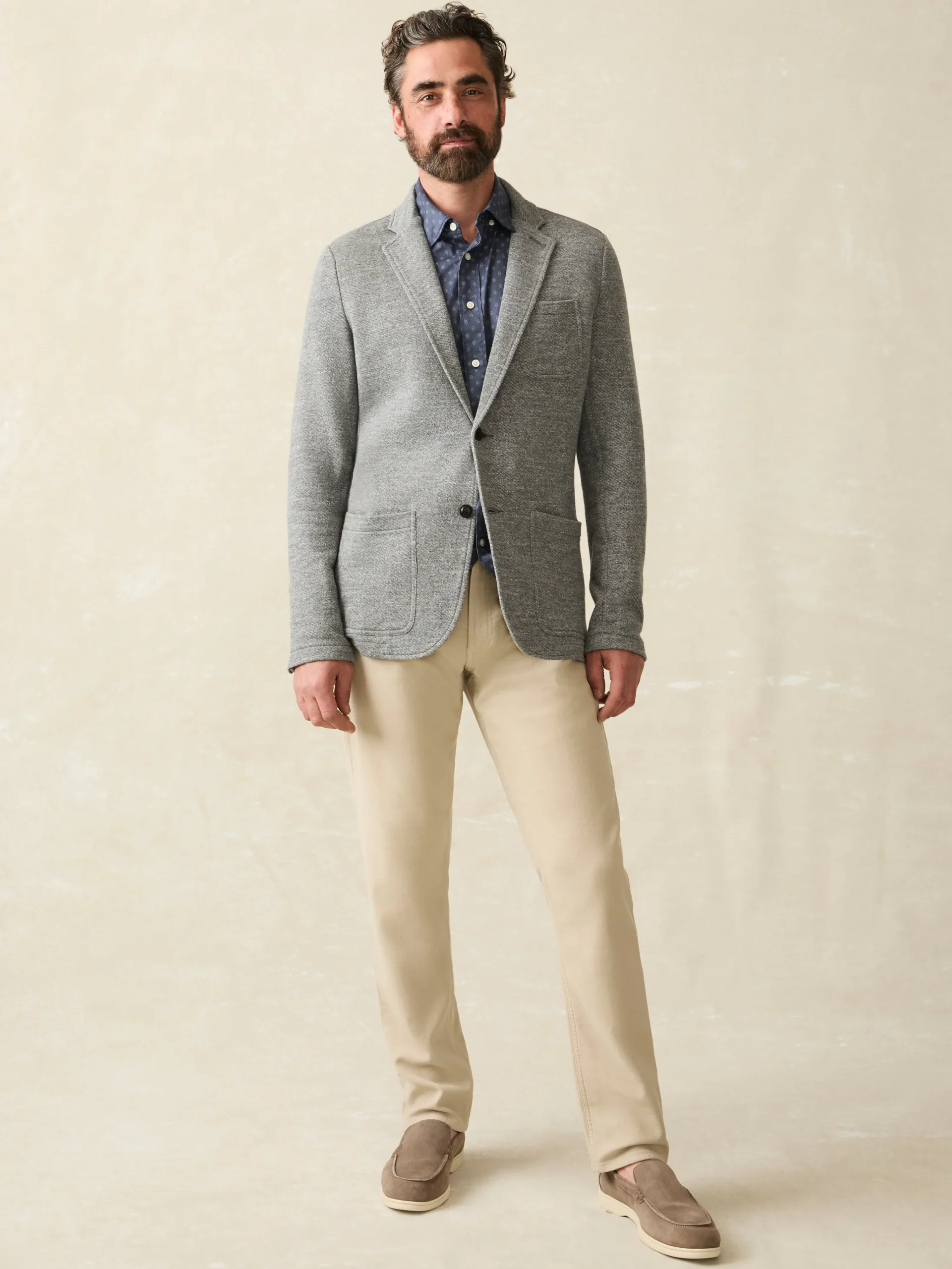Outlet Inlet Knit Blazer - Blazers