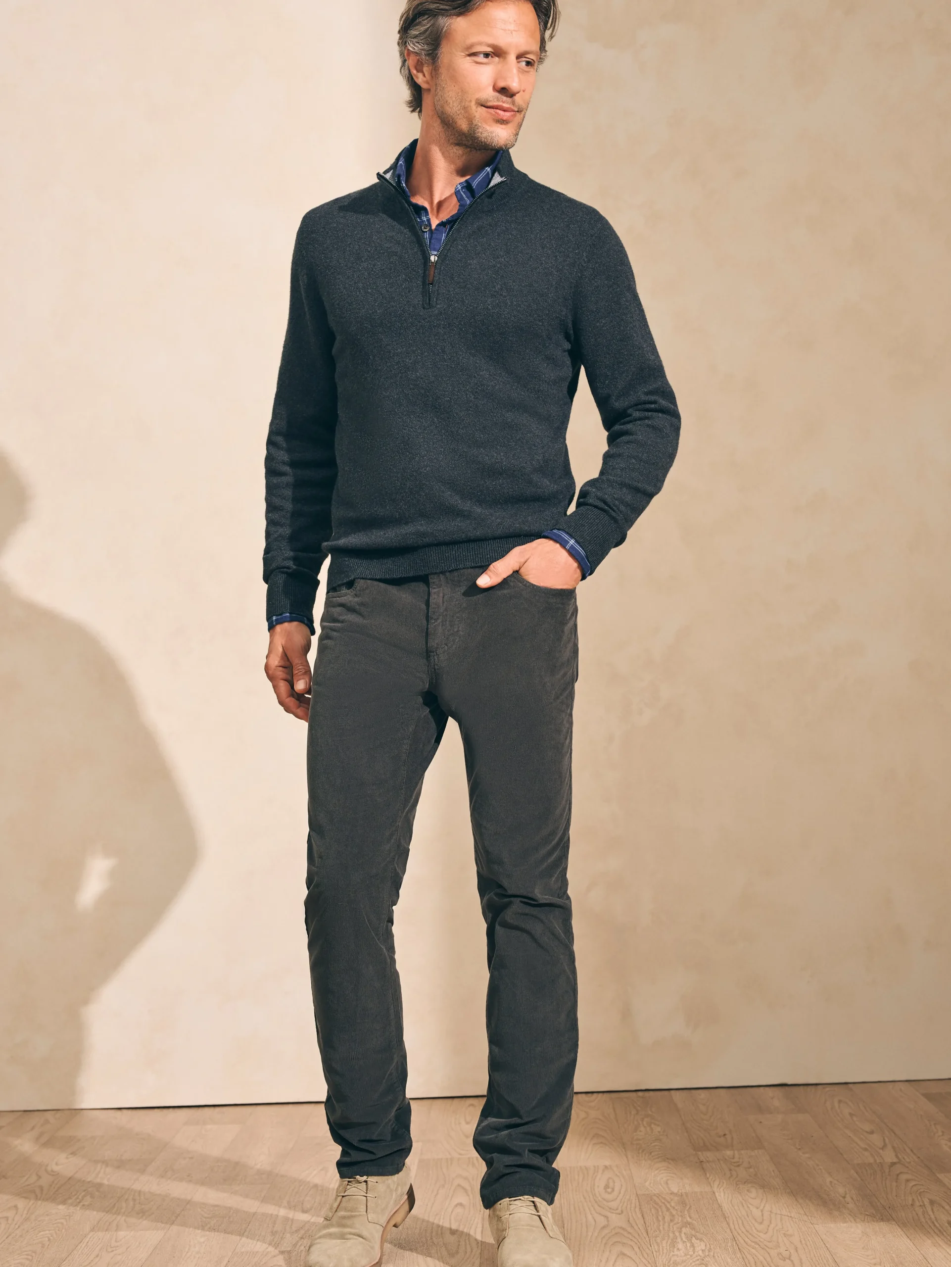 Fashion Jackson Quarter Zip Sweater - Sweaters