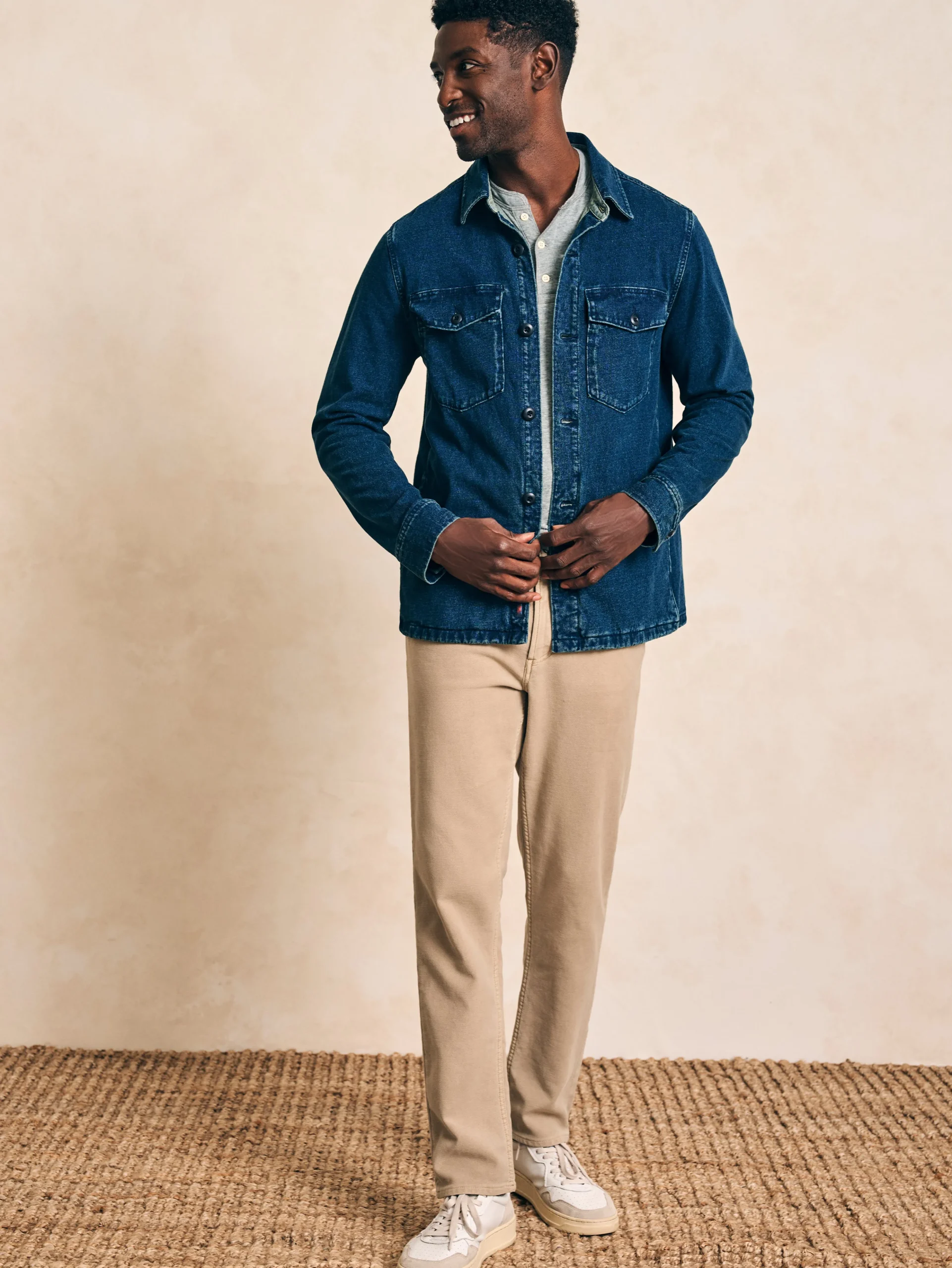 Online Jersey Shirt Jacket - Jackets & Vests