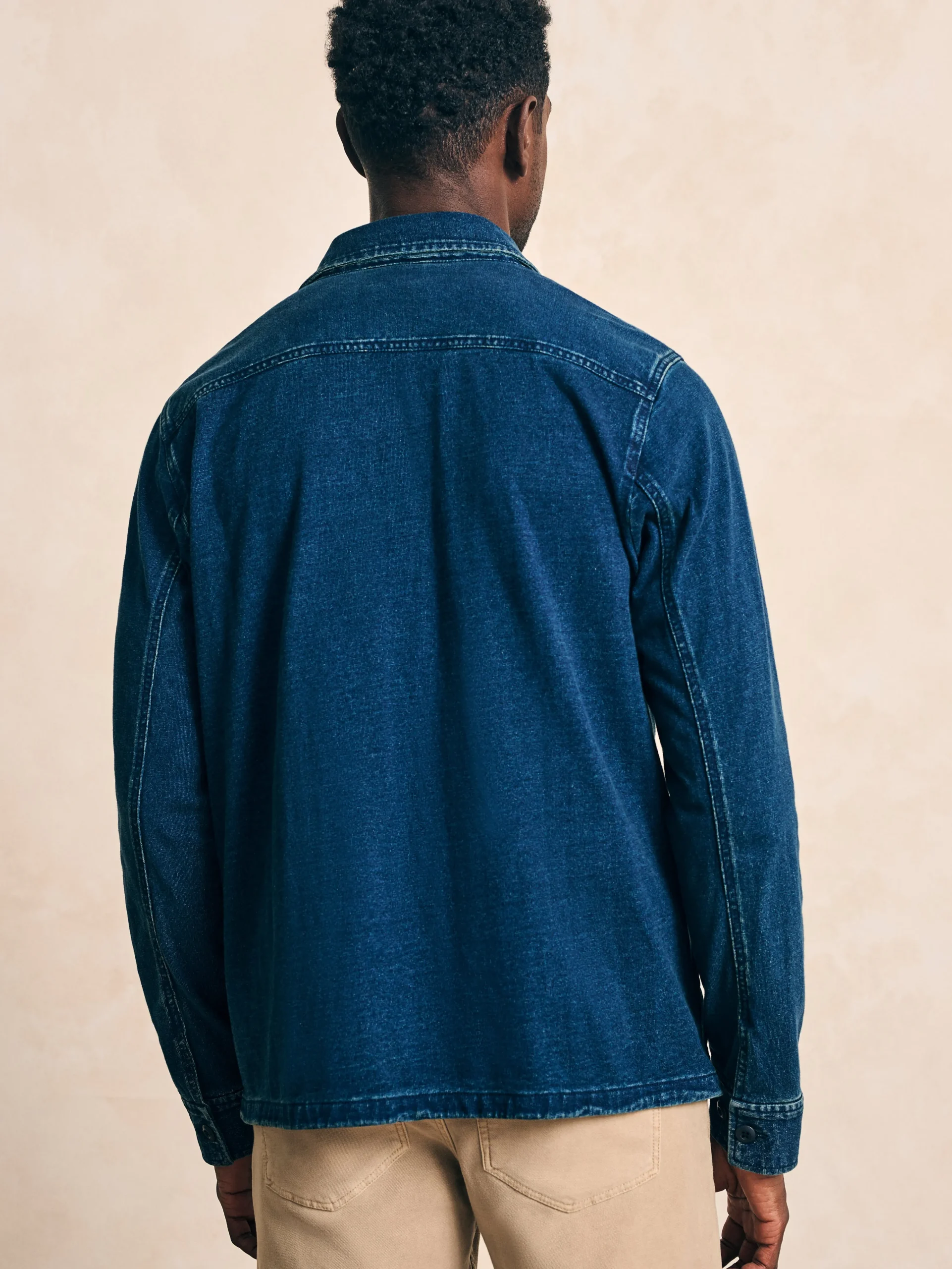 Online Jersey Shirt Jacket - Jackets & Vests