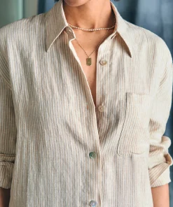 Sale Laguna Linen Midi Dress - Women Dresses