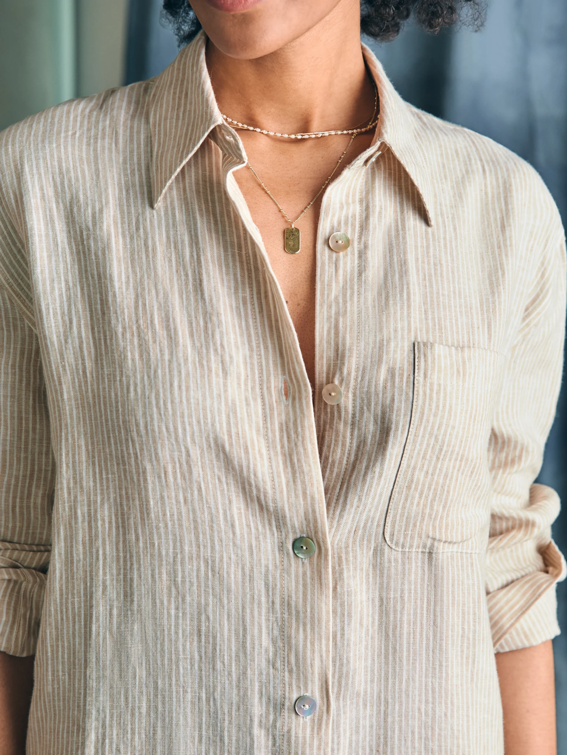 Sale Laguna Linen Midi Dress - Women Dresses