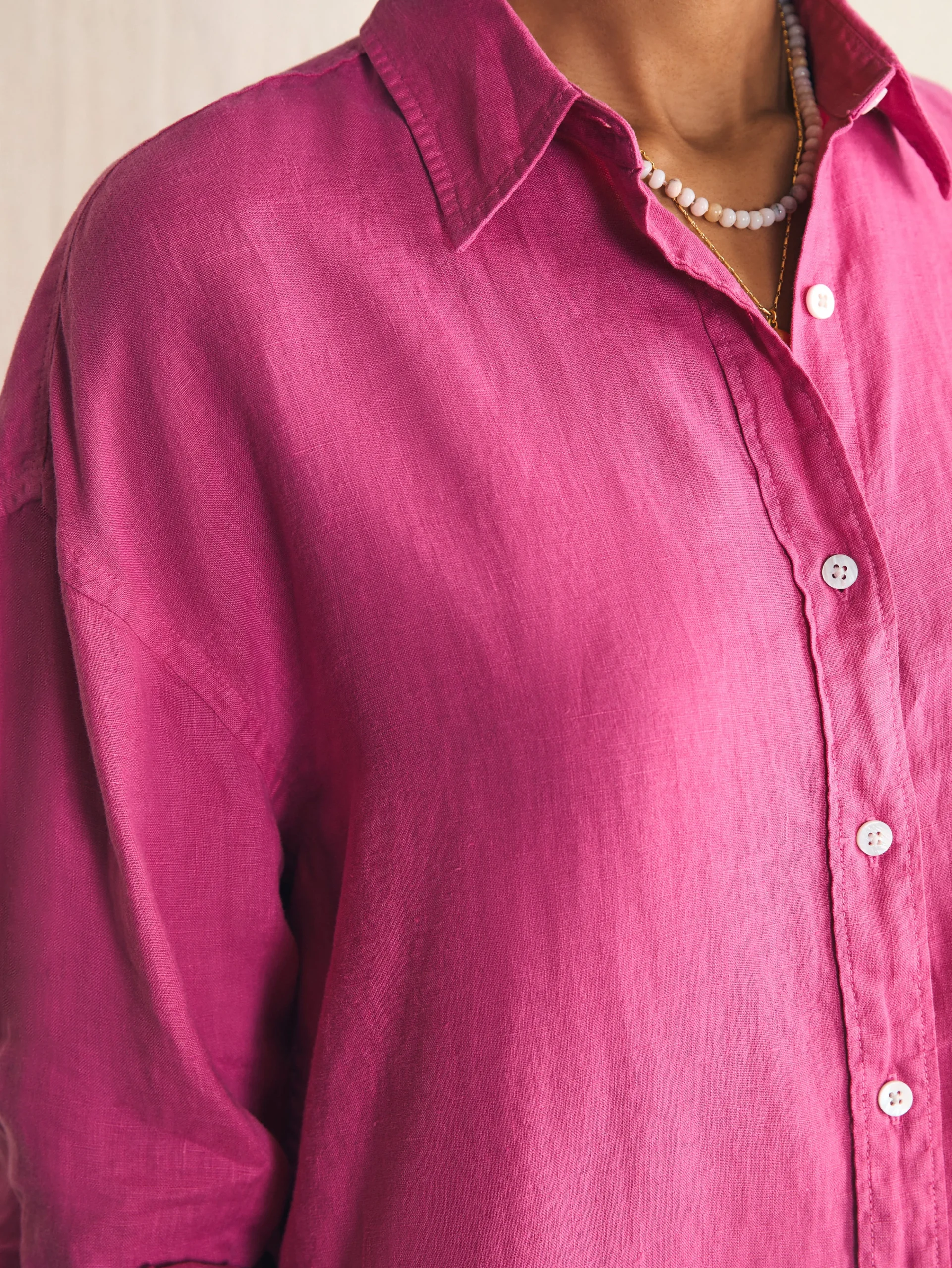 Discount Laguna Linen Relaxed Shirt - Women Shirts & Tops
