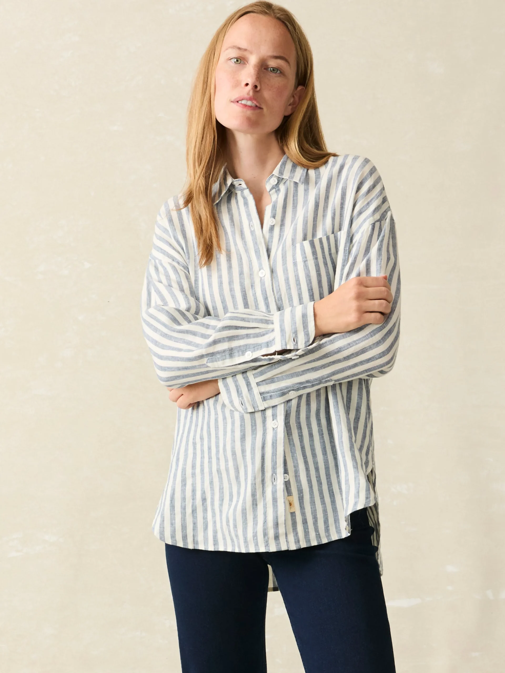 Outlet Laguna Linen Relaxed Shirt - Women Shirts & Tops